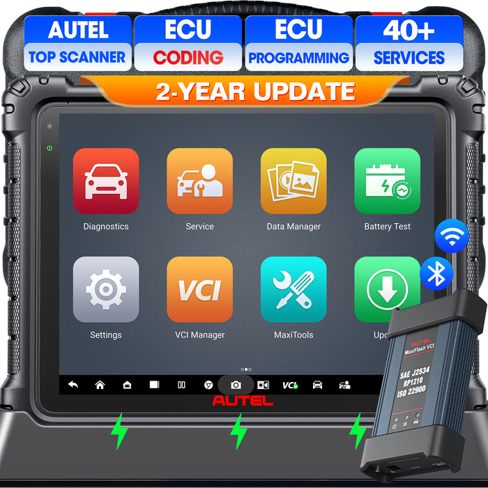 Autel MaxiCOM Ultra Lite S| Newest Multi-Language Top Advanced Diagnostic Scanner | J2534 ECU Programming/Coding | 40+ Service | Active Test | All System