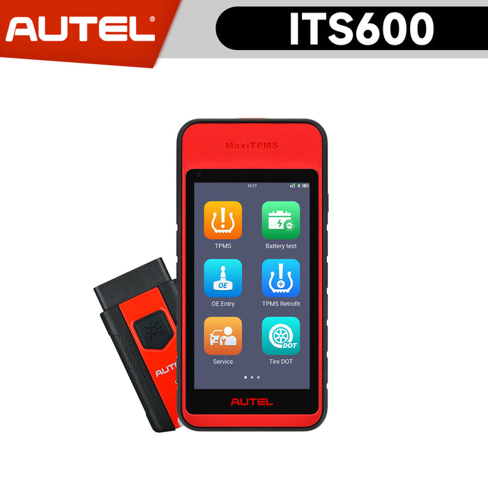 【EU Free Ship】Autel MaxiTPMS ITS600E | TPMS Relearn/Programming Tool | Activate/Relearn All Sensors | 4 Reset Functions (Oil Reset, BMS, SAS, EPB) | Auto VIN (Free Update) | Multi-Language