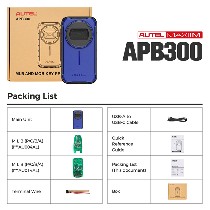 Autel MaxiIM APB300 Key Programmer For Volkswagen Group MLB And MQB Vehicles