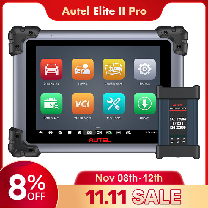 Autel Maxisys Elite II Pro |Same as Autel MS909  |with J2534 ECU Programming & Coding | Bi-Directional Control | 38+ Services | OE-Level Full-System| Multi-Language