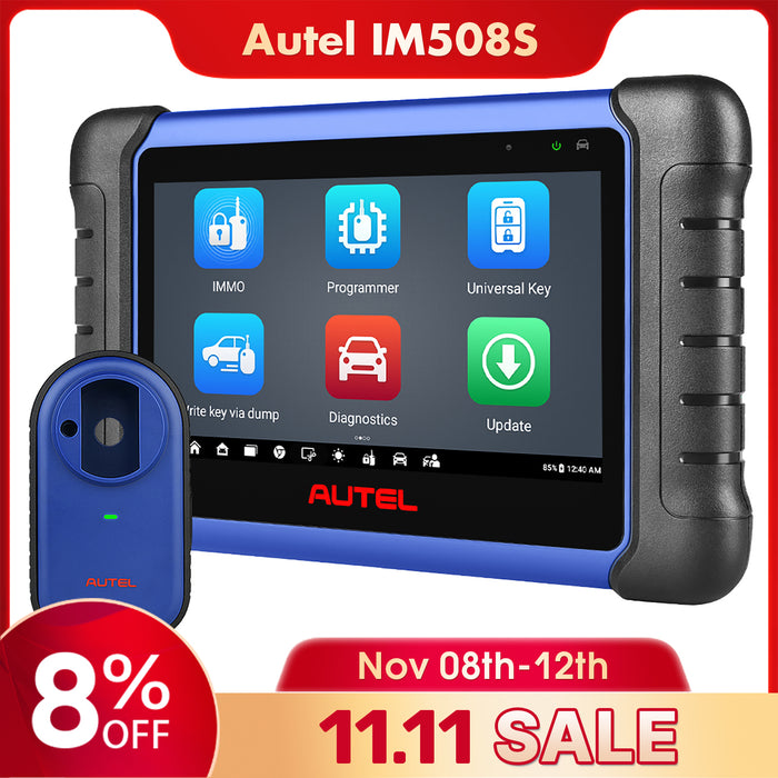 【2 Years Update】Autel MaxiIM IM508S丨 Key Fob Programming Tool | With XP200 Key Programmer | Add Keys | All Keys Lost | All System Diagnosis | 28+ Services |Multi-Language