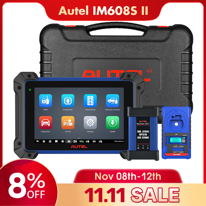 【2 Years Update】Autel MaxiIM IM608S II/IM608 Pro II 丨Top Key Programmer and Diagnosis Tool(MS908S Level) | Add Keys | All Keys Lost | Read Password | Remote Learning | ECU Coding/Full system/37+ Reset ServiceMulti Language