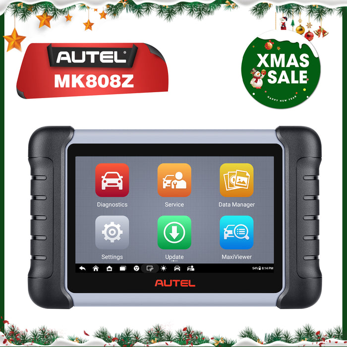 Autel MaxiCOM MK808Z丨Diagnosis Scanner/Same as MaxiCom MK808S Bi-Directional Control/OE-Level All System/28+ Reset Service/ Multi-language