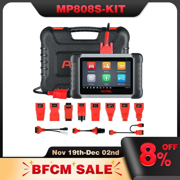 【2 Years Update】Autel MaxiPRO MP808S KIT | Same as MS906 | ECU Coding | Bi-Directional Control |30+ Reset Service|OE-Level All Systems Diagnostics | Multi-language
