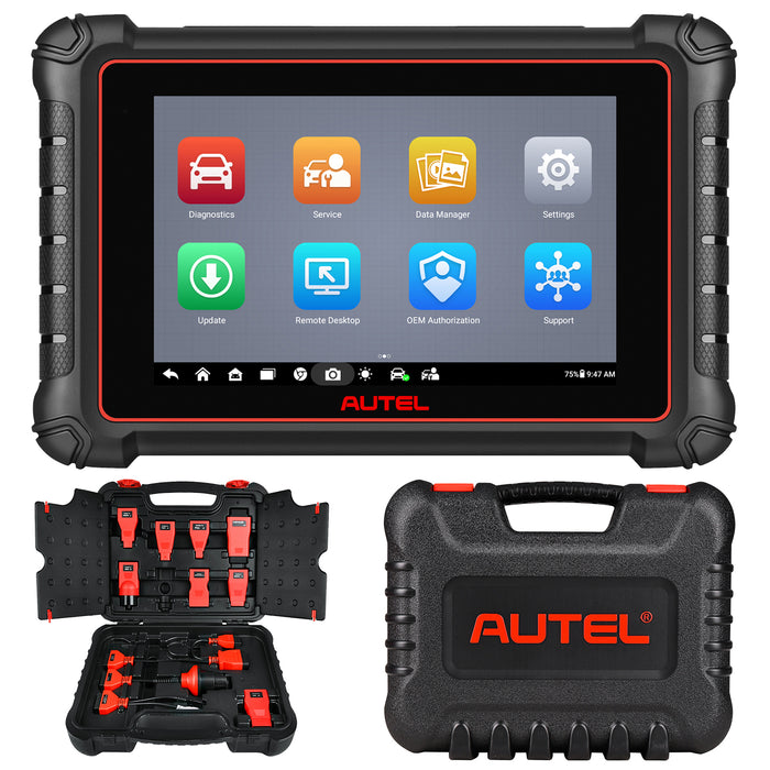 【2024 Newest】Autel Maxipro MP900 Kit(MP900+Box Adapters) Diagnosis Scanner丨Android 11 Multi-Brand Full System丨40+ Service丨ECU Coding丨Multi-language