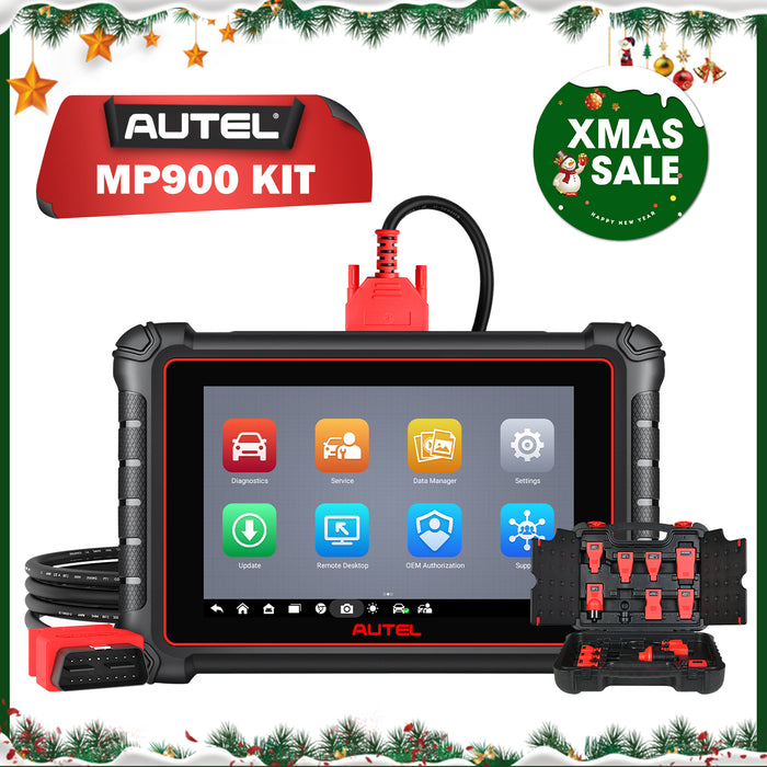 Autel Maxipro MP900 Kit丨(MP900+Box Adapters) Diagnosis Scanner丨Android 11 Multi-Brand Full System丨40+ Service丨ECU Coding丨Multi-language