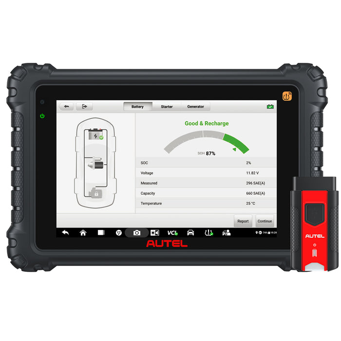 Autel MaxiSYS MS906 Pro-TS 2-in-1 TPMS and Diagnosis Tool丨TPMS Sensor Relearn/Programmer丨ECU Coding丨Bi-Directional Control丨36+ Reset Service丨Multi-language