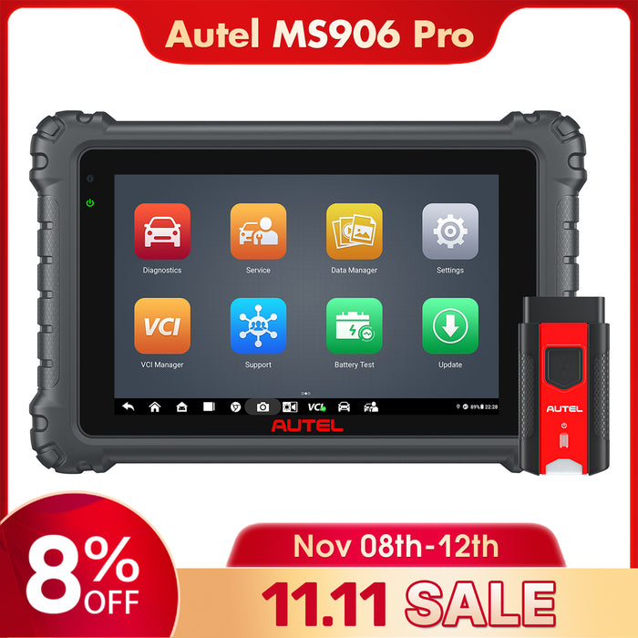Autel MaxiSys MS906 Pro | New Android 10.0| Advanced ECU Coding | Bi-Directional Control | 36+ Services | OE-Level All Systems Diagnosis |Multi-language