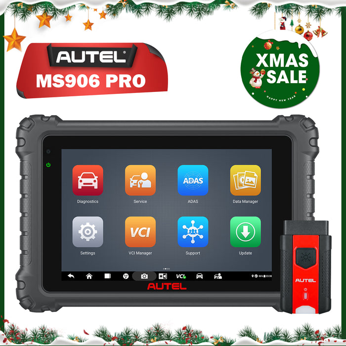Autel MaxiSys MS906 Pro | New Android 10.0| Advanced ECU Coding | Bi-Directional Control | 36+ Services | OE-Level All Systems Diagnosis |Multi-language