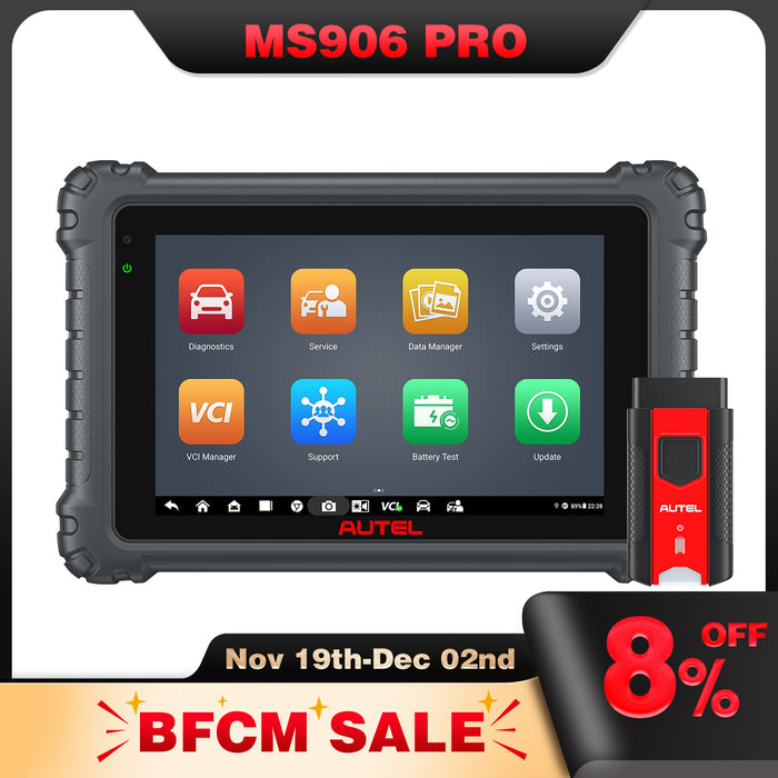 Autel MaxiSys MS906 Pro | New Android 10.0| Advanced ECU Coding | Bi-Directional Control | 36+ Services | OE-Level All Systems Diagnosis |Multi-language