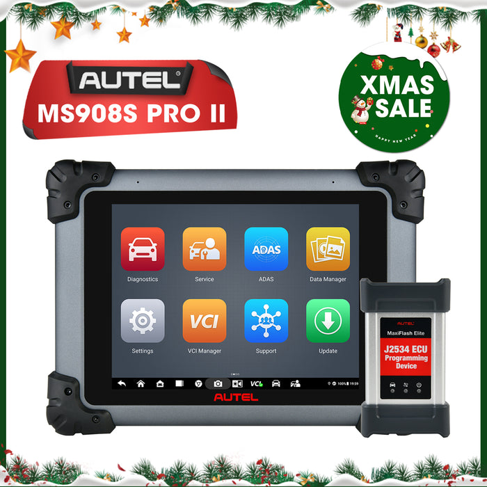 Autel MaxiSys MS908S Pro II | With J2534 ECU Programming/Same as MK908 Pro II | ECU Coding | Active Tests | 36+ Reset Services | OE-Level All Systems Diagnostics | Multi-Language