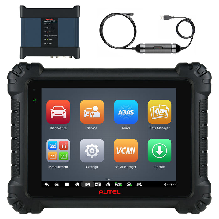 Autel MaxiSys MS919 Top Level Diagnosis Scanner/J2534 ECU Programming/Coding/Topology Map 2.0/Bidirectional Control/40+Reset Service/Global Version Multi-language