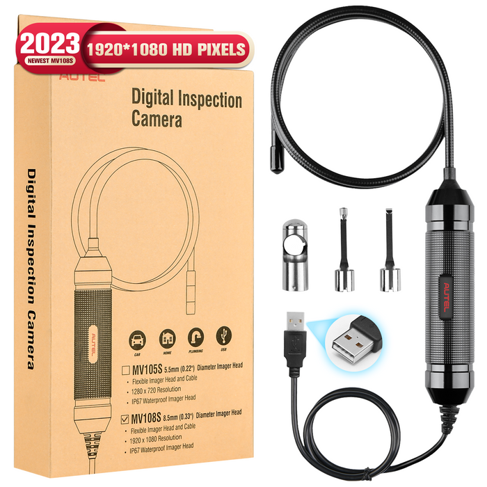 【EU Free Ship】Autel MaxiVideo MV108S Digital Inspection Camera