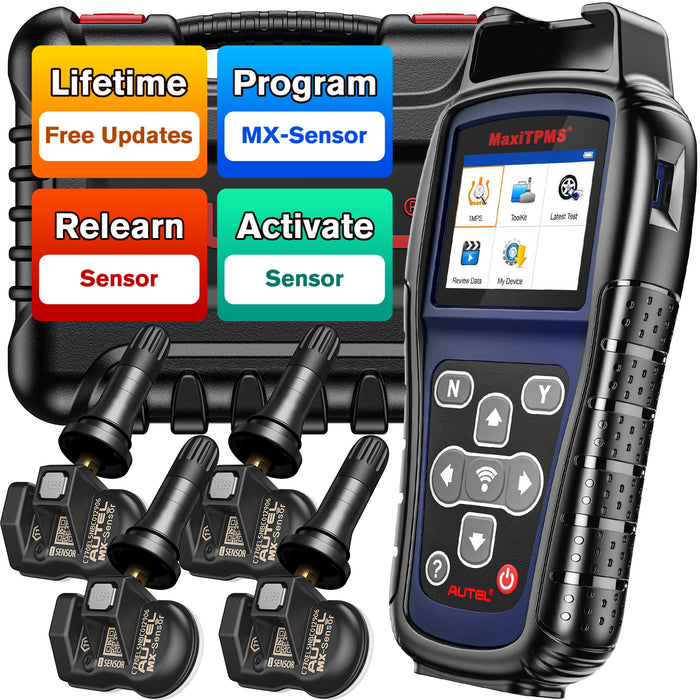 Autel MaxiTPMS TS501 Pro Professional TPMS Tool丨Relearn /Activate Sensors丨Program MX-Sensors丨Complete TPMS System Diagnosis丨Multi-language/Lifetime free update