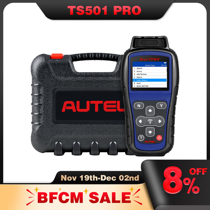 Autel MaxiTPMS TS501 Pro Professional TPMS Tool丨Relearn /Activate Sensors丨Program MX-Sensors丨Complete TPMS System Diagnosis丨Multi-language/Lifetime free update