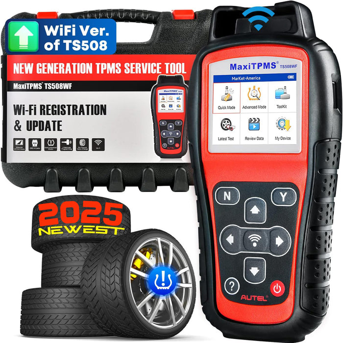 Autel MaxiTPMS TS508WF Wifi TPMS Pro Service tool | Program MX-Sensors | Active/Relearn OEM senors | Check TPMS System丨Lifetime Free Update