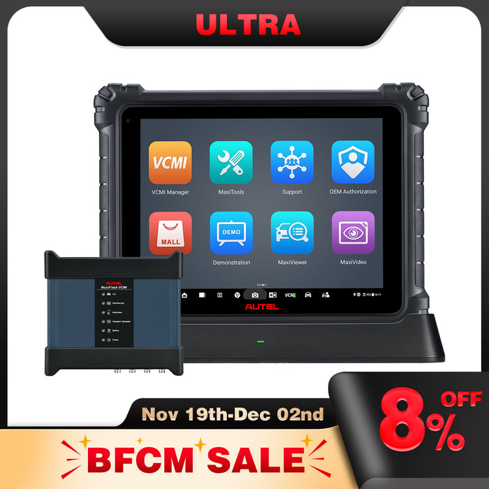 Autel MaxiSys Ultra | Newest Top Diagnostic Scan Tool | J2534 ECU Programming | 40+ Service | 5-in-1 VCMI Module | Active Test | Upgraded of Elite/MS909/MS919 | Multi-language