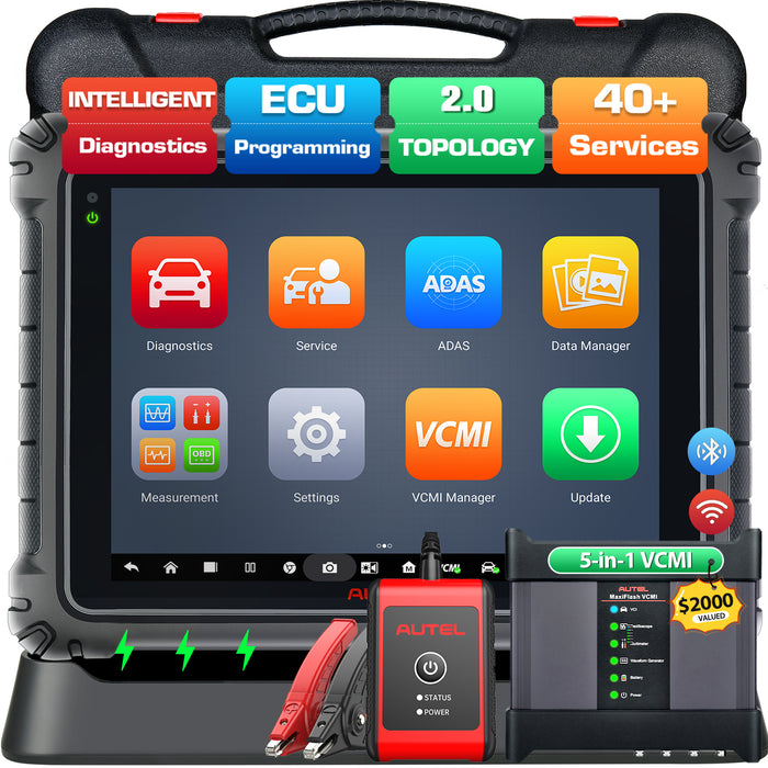 Autel MaxiSys Ultra | 2024 Newest Top Intelligent Diagnostic Scan Tool | J2534 ECU Programming | 40+ Service | 5-in-1 VCMI Module | Active Test | Upgraded of MS908S Pro/ Elite/MS909/MS919