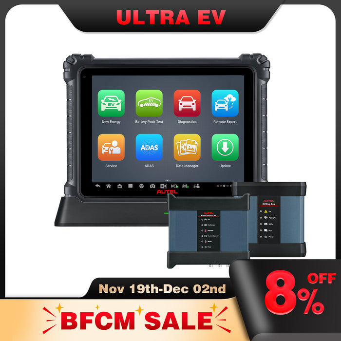Autel MaxiSYS Ultra EV Global Version 丨Multi-language EV Diagnostics For Electric/Hybrid/Gas/Diesel Vehicles丨Advanced 5-IN-1 VCMI丨EUC Programming and Coding丨40+ Service