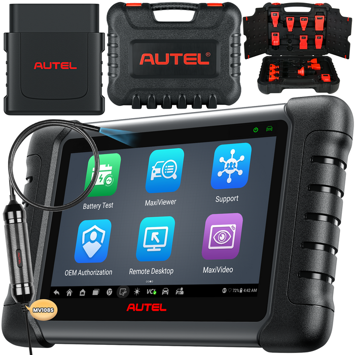 Autel MaxiDas DS808S-BT Kit Diagnostic Scanner | Upgraded of DS808 | ECU Coding |  Active Test | 31+ Services | OE-Level All Systems Diagnostics |Multi-Language