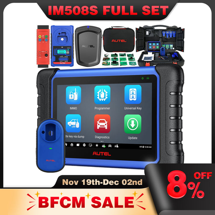 【2 Years Update】Autel MaxiIM IM508S Full Set with XP400 Pro APB112 Gbox-3 and IMKPA丨2-in-1 Key Fob Programming &Diagnosis Tool | Add Keys | All Keys Lost | All System Diagnosis | 28+ Services