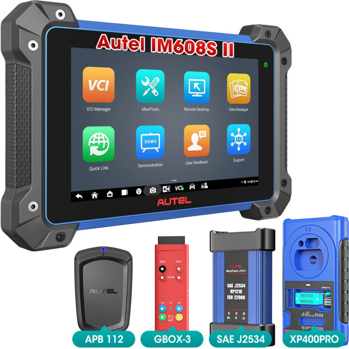 【2 Years Update】Autel MaxiIM IM608S II/IM608 Pro II | Top Key Programmer and Diagnosis Tool(MS908S Level) | Add Keys | All Keys Lost | Read Password | Remote Learning | ECU Coding/Full system/37+ Reset Service Multi Language