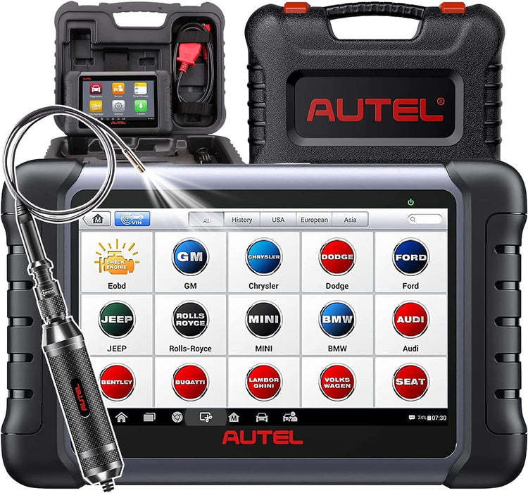 【2024 NEW】Autel MaxiCheck MX808S same as MK808S/MK808Z Bi-Directional Control| OE-Level Diagnostic |All Systems Diagnosis 28+ Reset Services|Multi-Language