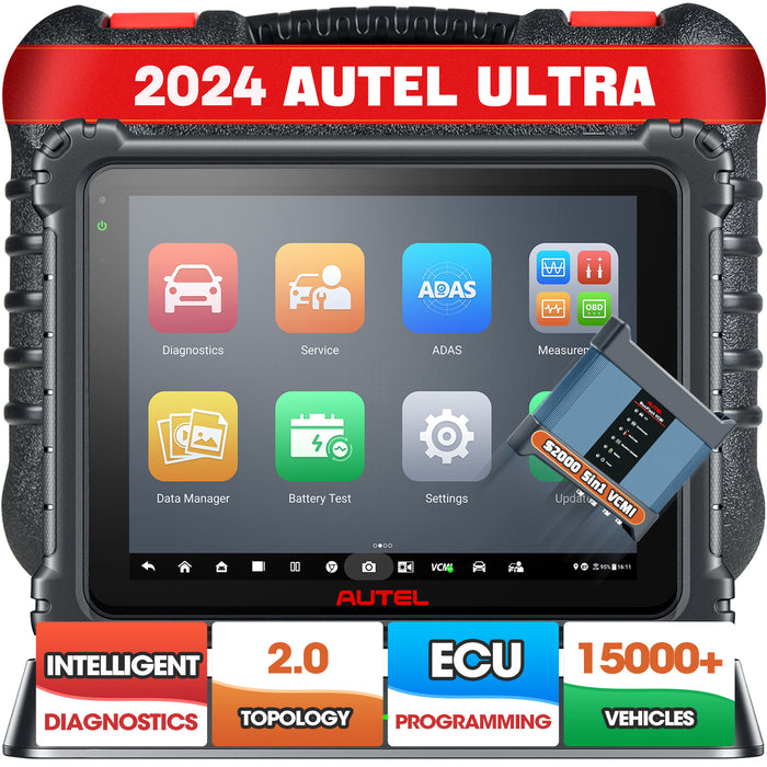 Autel MaxiSys Ultra | 2024 Newest Top Intelligent Diagnostic Scan Tool | J2534 ECU Programming | 40+ Service | 5-in-1 VCMI Module | Active Test | Upgraded of MS908S Pro/ Elite/MS909/MS919