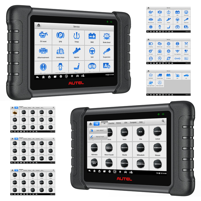 【EU Free Ship】Autel MaxiCheck MX808S Bi-Directional Control| OE-Level Diagnostic | Same as MK808S MK808Z |All Systems Diagnosis 28+ Reset Services|Multi-language