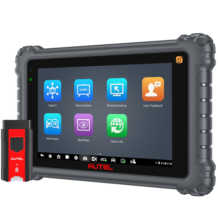Autel MaxiCOM MK906S Pro-TS | TPMS Relearn/Programmer Tool| Advanced ECU Coding | Bi-Directional Control | 36+ Services | All Systems Diagnosis|Multi-Language