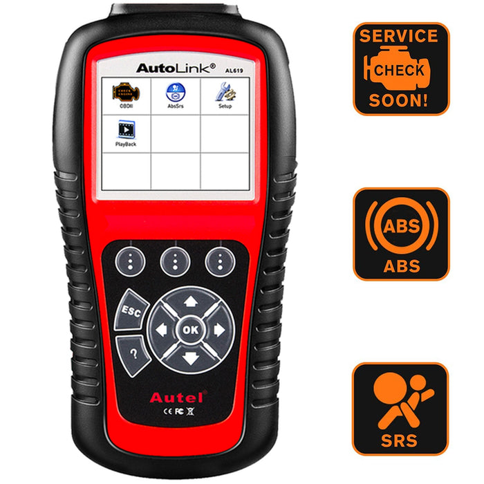 Autel AutoLink AL619 Functions Display