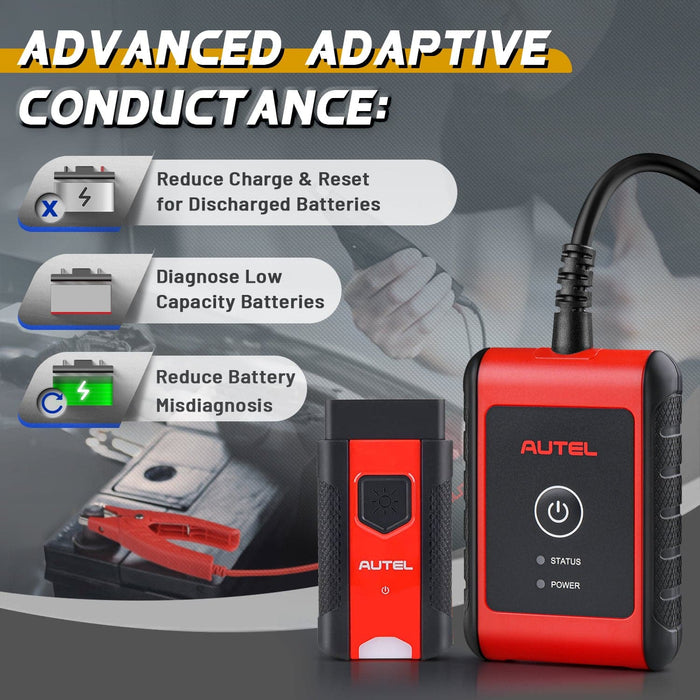 Autel MaxiBAS BT508 Car Battery Tester, Automotive Cranking & Charging System Analyzer, for iOS and Android Devices