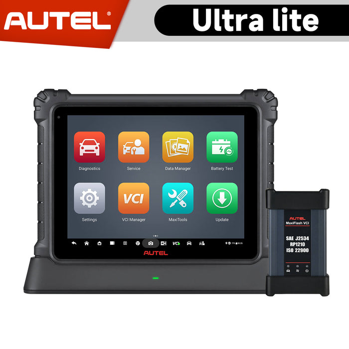 【2 Years Update】Autel MaxiCOM Ultra Lite/S| Newest Multi-Language Top Intelligent Diagnostic Scan Tool | J2534 ECU Programming | 40+ Service | Active Test/ECU Coding